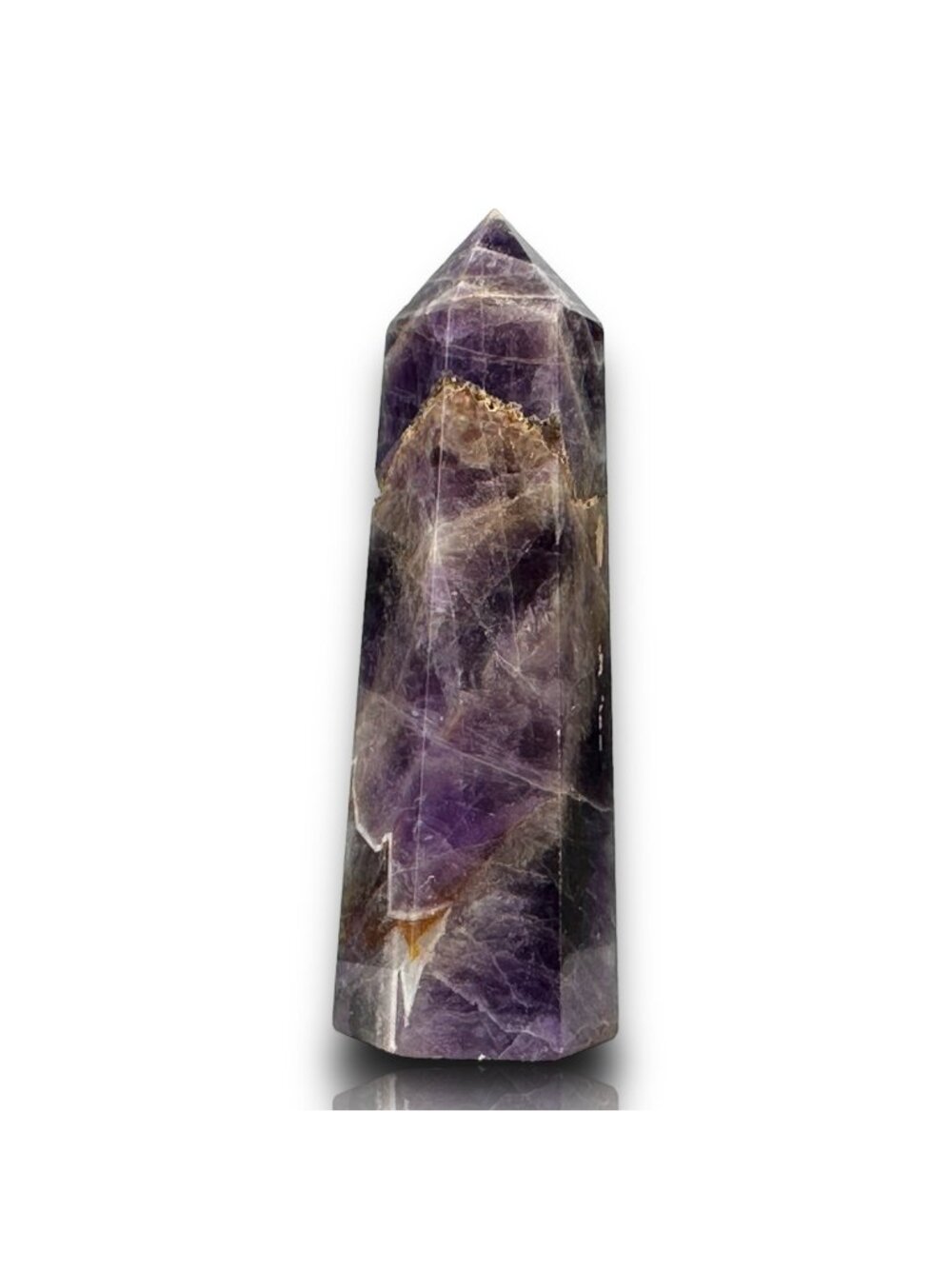 Amethyst Crystal Tower 3.5" Polished Point For Healing & Decor